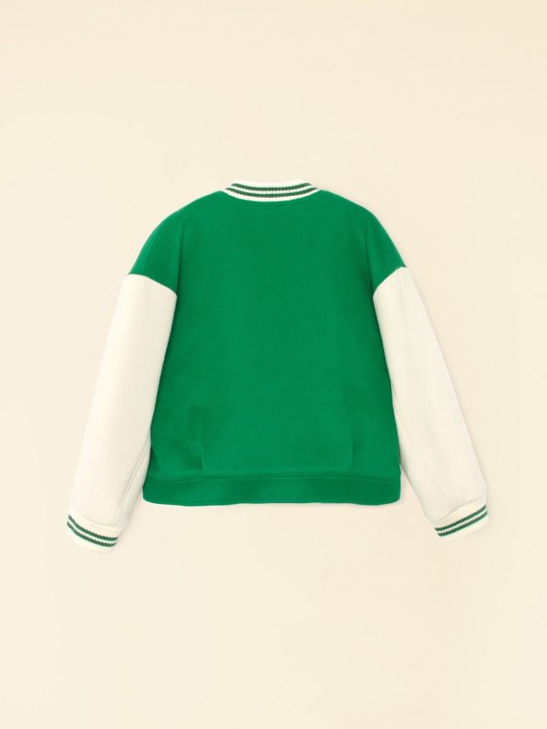 Green Chalk Varsity Jacket - Image 6