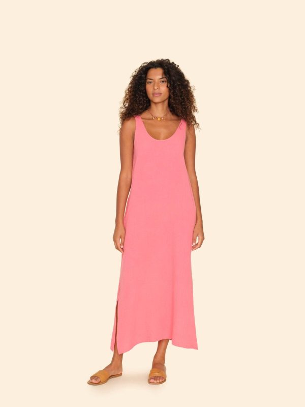 Sunset Coral Amelin Dress
