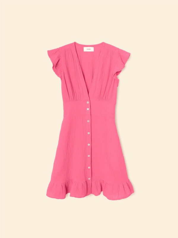 Hot Pink Dalton Dress - Image 4