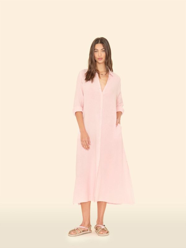 Opal Pink Boden Gauze Dress - Image 3