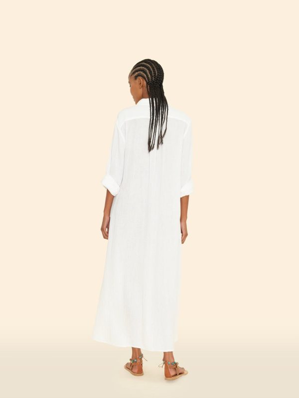 White Boden Gauze Dress - Image 2
