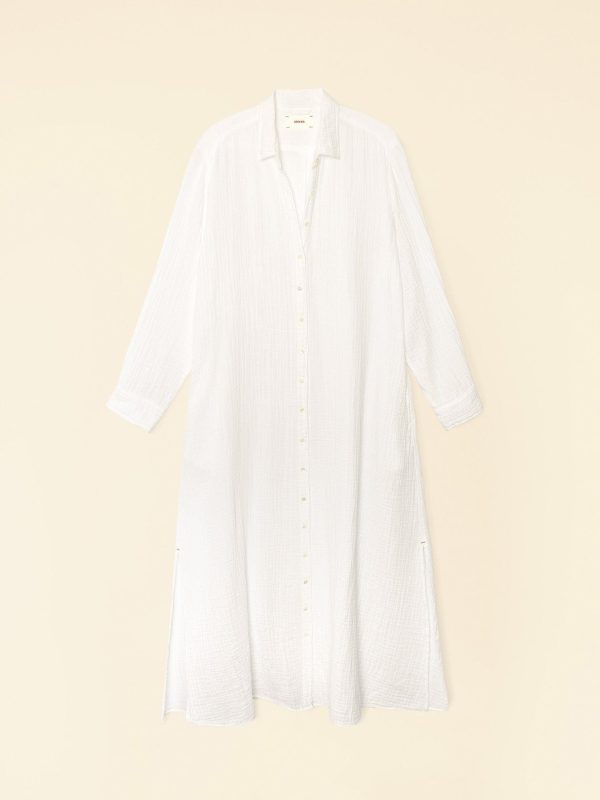 White Boden Gauze Dress - Image 3