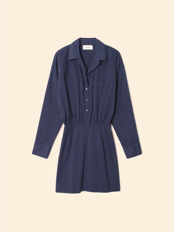 Navy Loulou Dress - Image 3
