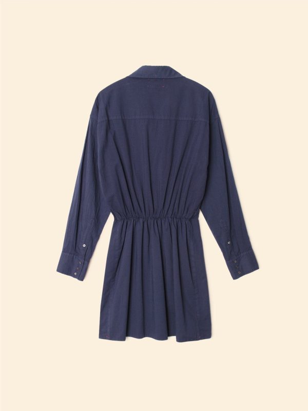 Navy Loulou Dress - Image 4