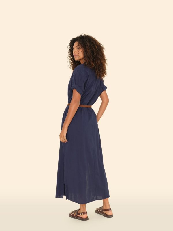 Navy Linnet Dress - Image 4