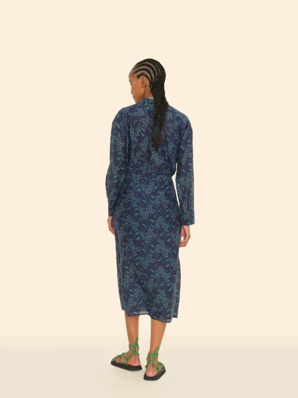 Navy Green Alana Dress - Image 2