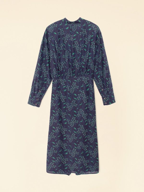 Navy Green Alana Dress - Image 5
