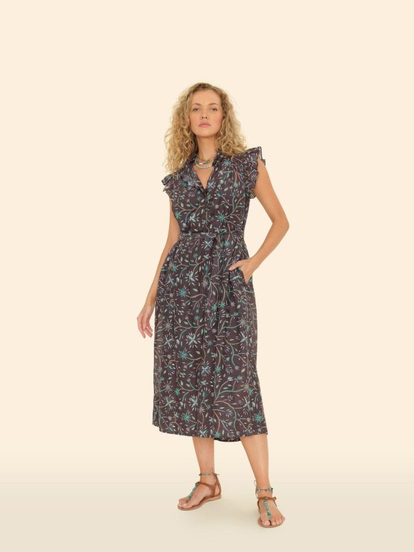 Graphite Mint April Dress