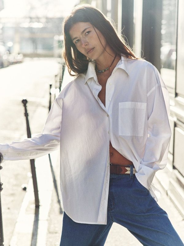 White Sydney Crisp Shirt - Image 2