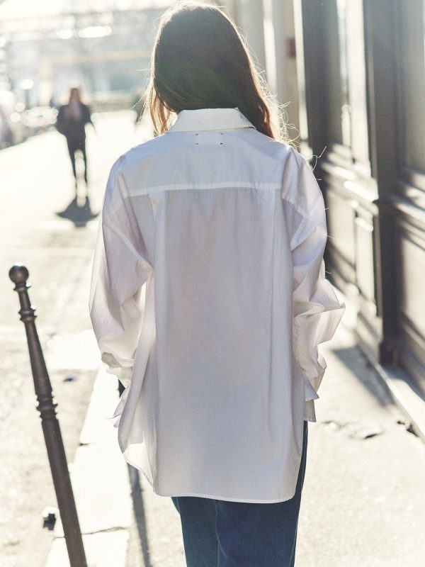 White Sydney Crisp Shirt - Image 4