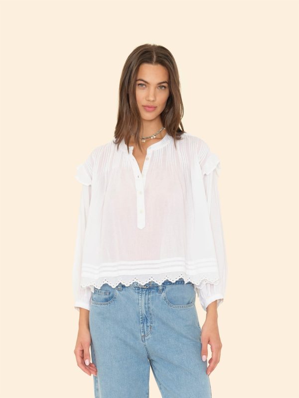 White Lucielle Top