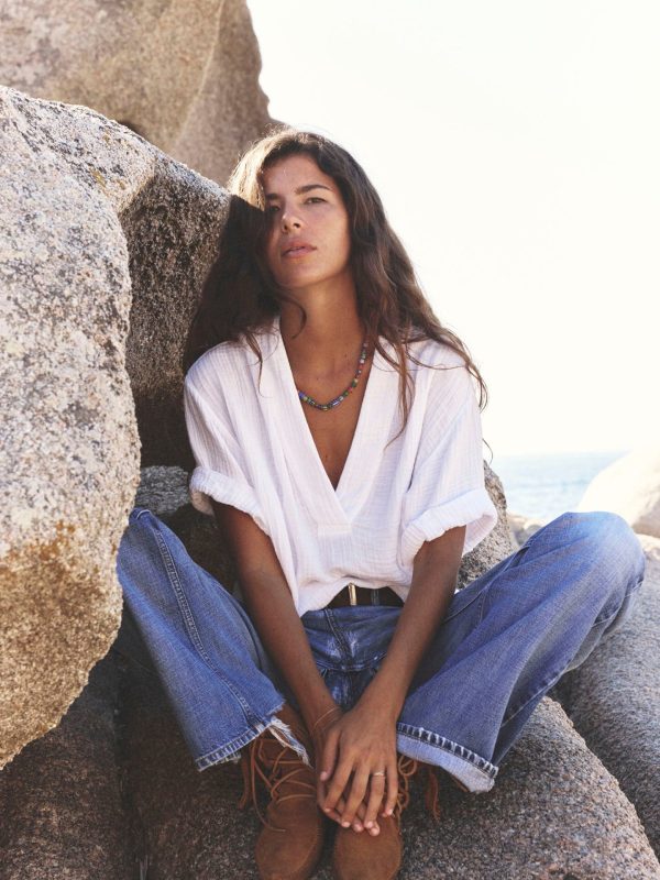 White Avery Top
