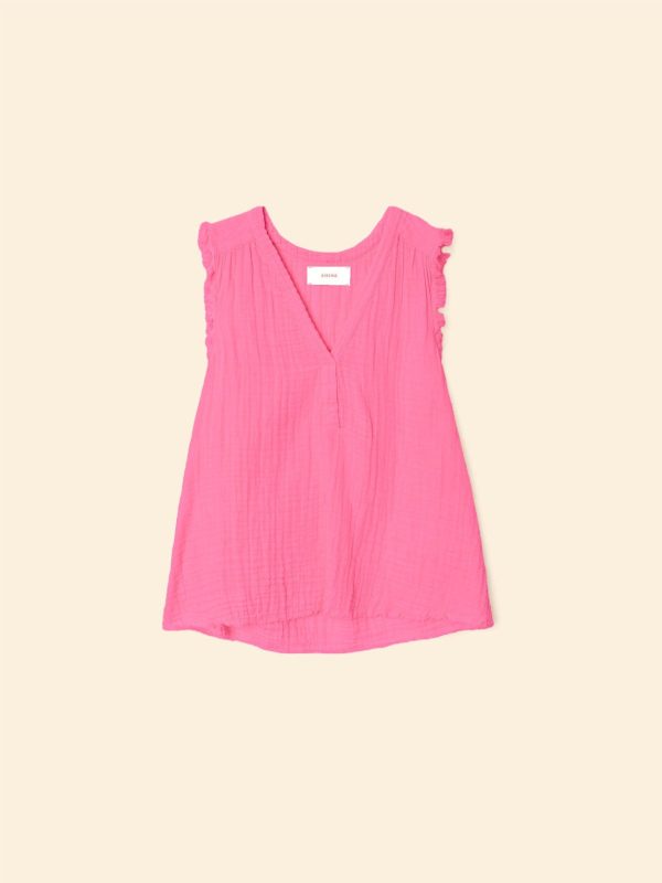Hot Pink Evva Top