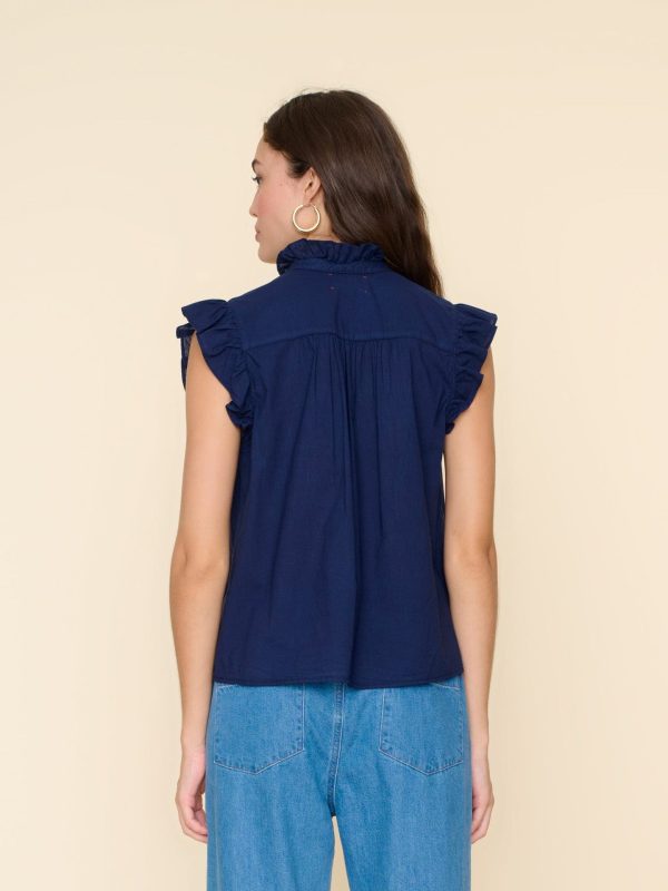 Navy Brenna Top - Image 3