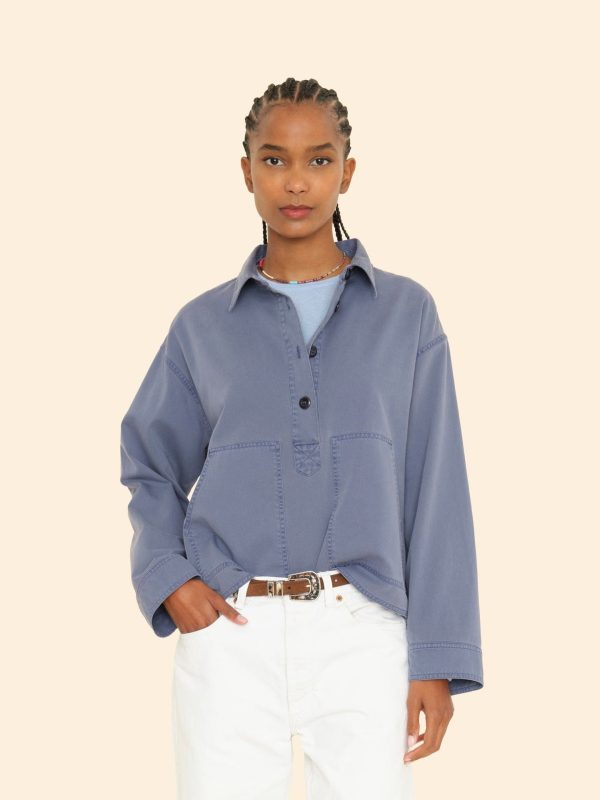 Granite Blue Grady Twill Top - Image 3