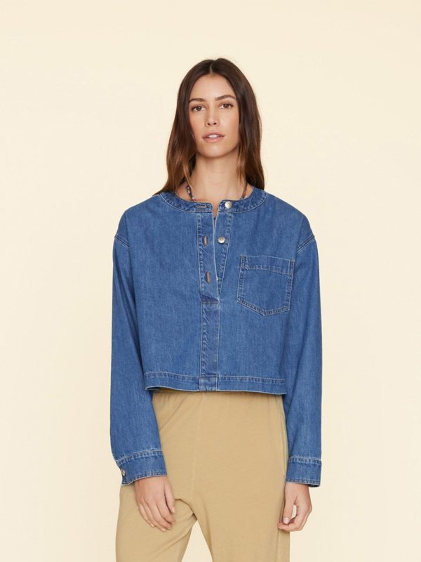 Deep Indigo Nicky Denim Top