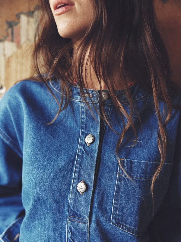 Deep Indigo Nicky Denim Top - Image 4