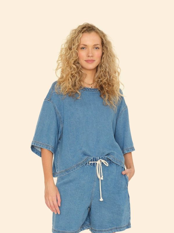 Pacific Austin Denim Top