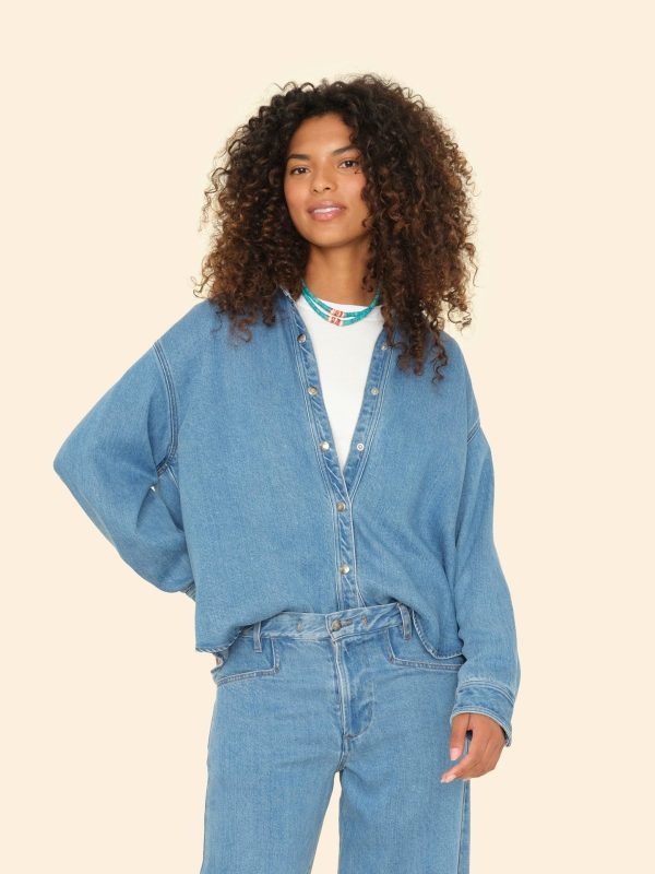 Pacific Gia Denim Shirt - Image 3