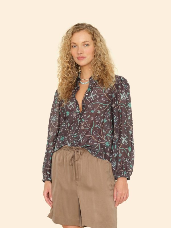Graphite Mint Belle Shirt