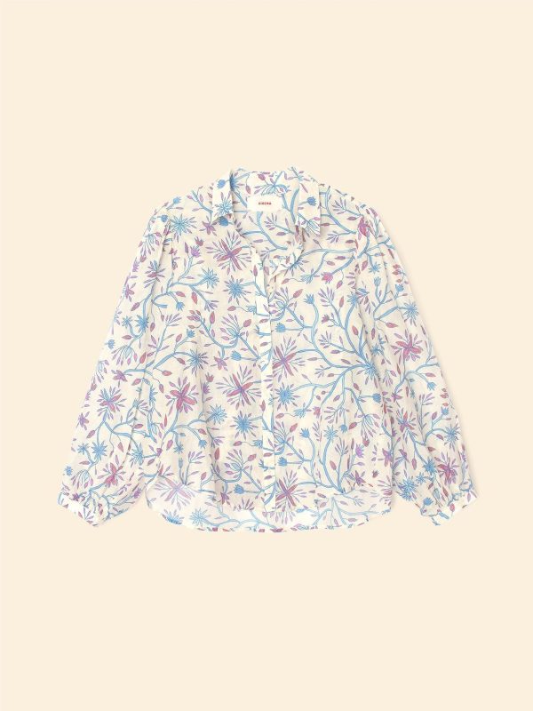 Ivory Blue Belle Shirt