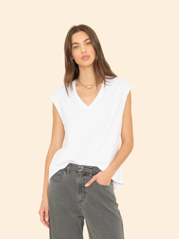 White Dax Tee