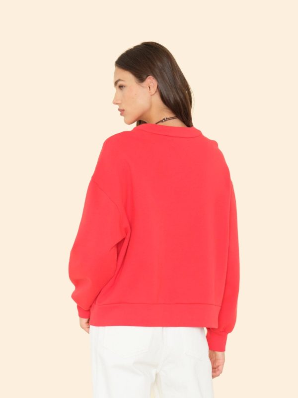 Jetty Red Benny Cardigan - Image 4