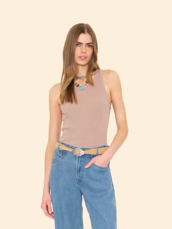 Shitaki Arynn Fine Rib Tank Top