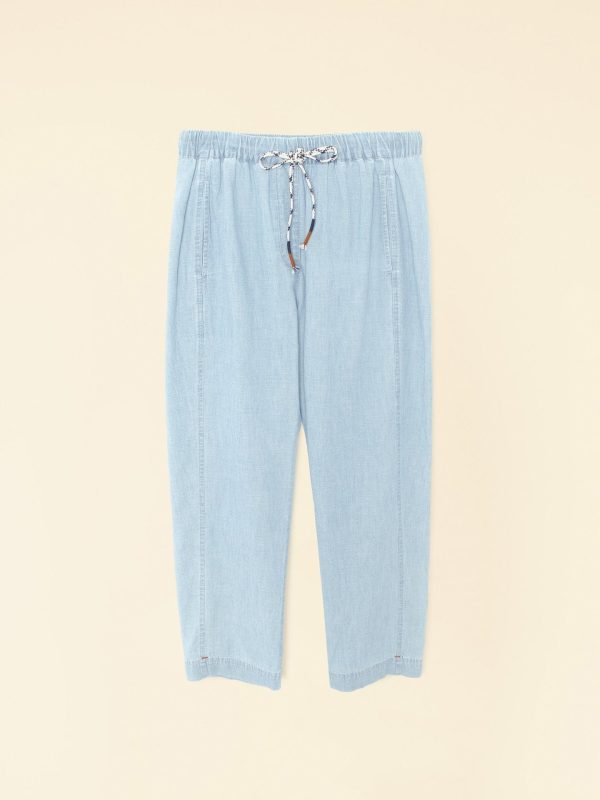 Dusty Blue Draper Pant - Image 4