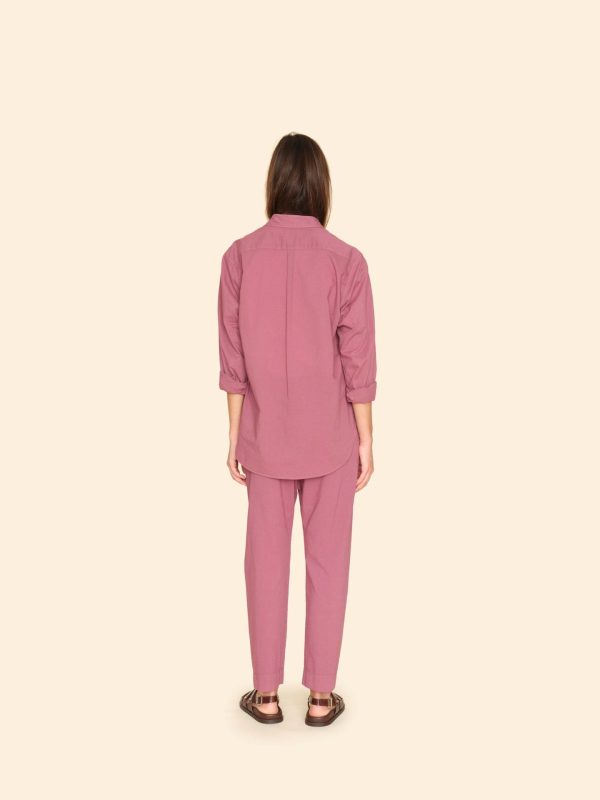 Maroon Draper Pant - Image 3