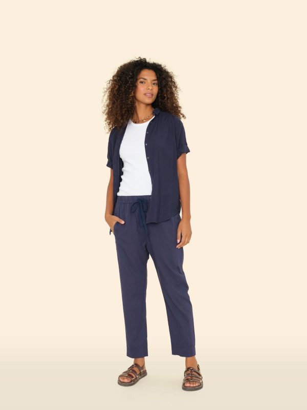 Navy Draper Pant - Image 2
