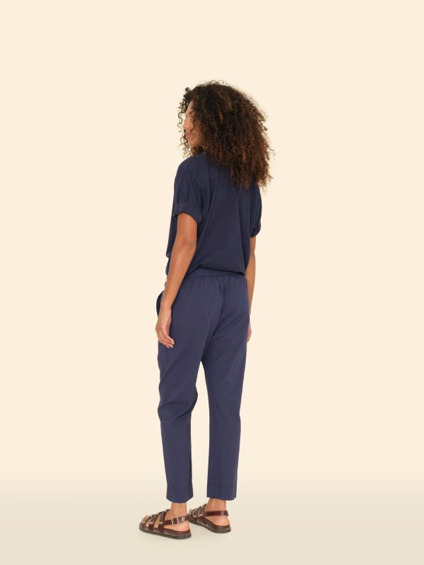 Navy Draper Pant - Image 3