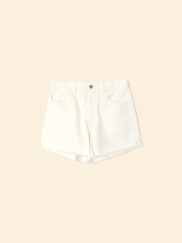 White Hailey Denim Short - Image 4