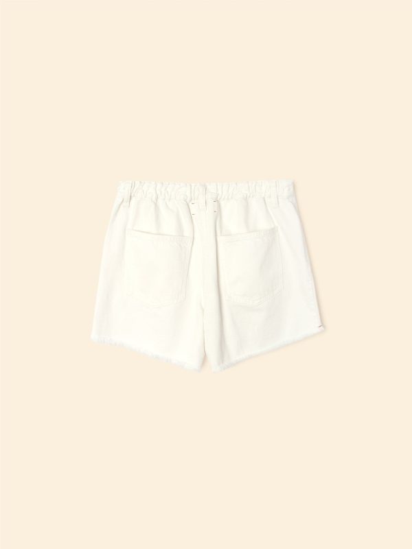 White Hailey Denim Short - Image 5