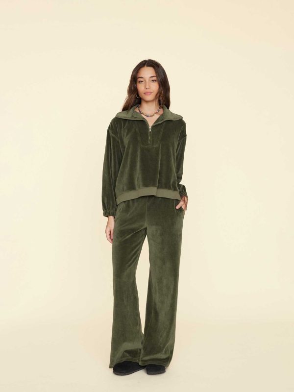 Olivine Mavis Velour Sweatpant