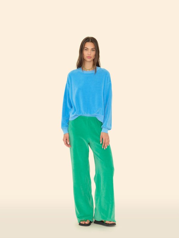Rolling Green Mavis Velour Sweatpant